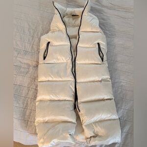 Backcountry long down parka vest